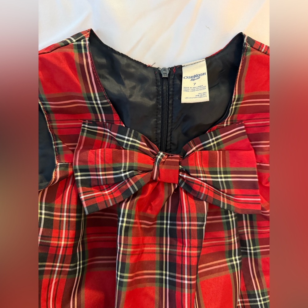Osh kosh holiday dress size 7 girls